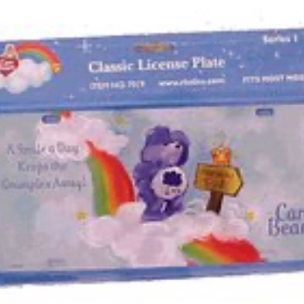 License plate new Care Bears 12” x 6” fits most models RIX Products LLC